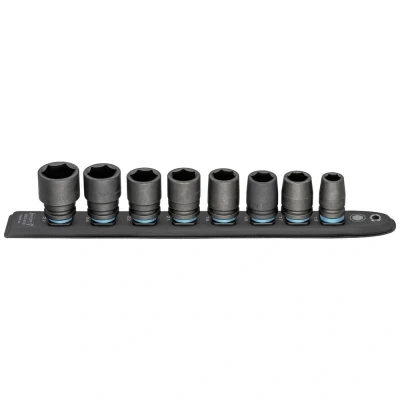 Afbeelding van Hazet 900S SR/8 Dop (zeskant) Houderstrip 8 delig Vierkant, 1/2 (12.5 mm)