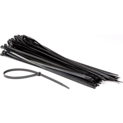 Afbeelding van Set met nylon kabelbinders 8.8 x 500 mm zwart (100 st.) Velleman