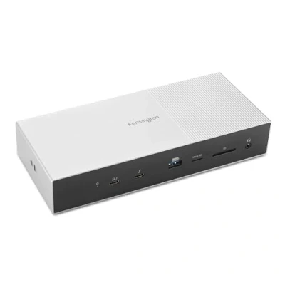 Afbeelding van Kensington SD5000T5 EQ Thunderbolt 5 dockingstation voor 3 x 8K/4K monitoren, SD en Micro kaartlezer, 140 W voeding, 5, Ethernet USB A 3.2 Gen2 poorten