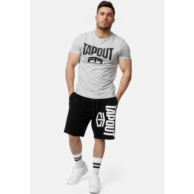 Afbeelding van Tapout Normale Passform Active Basic Trainingsbroek, Heren, Maat: Large, Black white