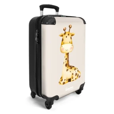 Afbeelding van NoBoringSuitcases.com® Baby koffer giraf Trolley koffertje 55x35x25