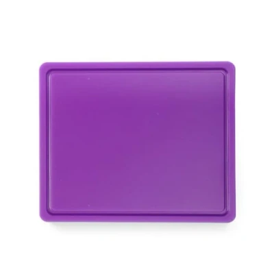 Afbeelding van Hendi Snijplank met sapgeul Paars HACCP 32,5x26,5 cm