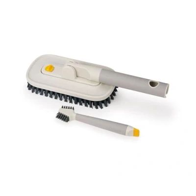 Afbeelding van Joseph CleanTech Set de Nettoyage Détails, Brosse pour Carrelage et Joints, Poils en V, Prise Antidérapante