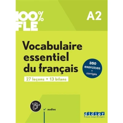 Image de 100% FLE Vocabulaire essentiel du français A2 livre + didierfle.app