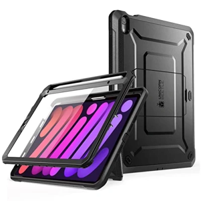 Afbeelding van Supcase Unicorn Beetle Case hoes voor iPad mini 6 zwart