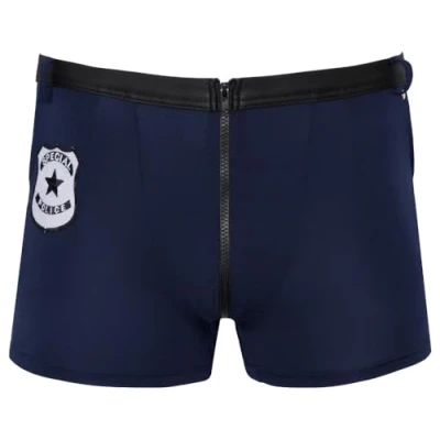 Afbeelding van Svenjoyment Strakke Politie Broek Blauw