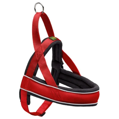 Afbeelding van Hunter Harnas Norweger Racing Nylon Rood&amp;Zwart Hondenharnas 82x105x3.8 cm