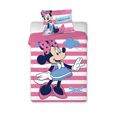 Afbeelding van Minnie Mouse BABY dekbedovertrekje 100 x 135 cm