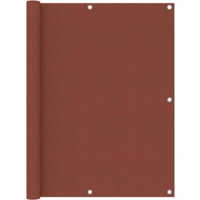 Afbeelding van Balkonscherm 120x600 cm oxford stof terracotta