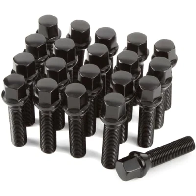 Afbeelding van 20 stuks wielbouten I M12 x 1,5 28 mm SW kegel 17 compatibel met BMW Audi VW Skoda Opel Seat