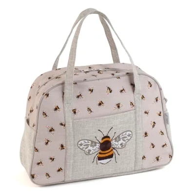 Afbeelding van Naaimachinetas Beautiful Bees borduurd