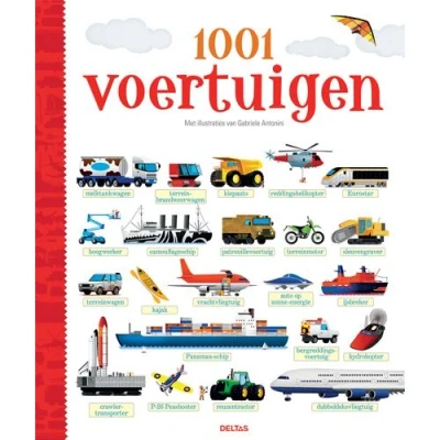 Afbeelding van Uitgeverij deltas 1001 voertuigen