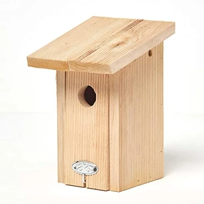 Afbeelding van Homescapes Vogelhuisje van echt hout