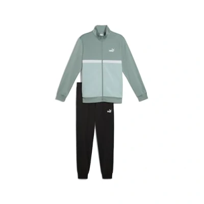 Afbeelding van Poly Colourblock trainingspak voor Heren, Groen, Maat M PUMA