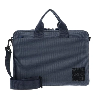 Afbeelding van MANDARINA DUCK Handtas Schoudertas met laptopvak District Briefcase Atlantic Sea Blauw