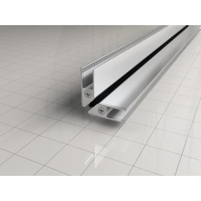 Afbeelding van Xellanz Set magneetstrips 8mm chr. tbv 1/4 ronde cabine
