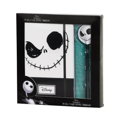 Afbeelding van Disney Nightmare Before Christmas Dagboek + Fashion Pen Set 100 Pagina&#039;s Cadeauverpakking