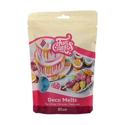 Afbeelding van FunCakes Deco Melts Smeltsnoep Blauw 250g