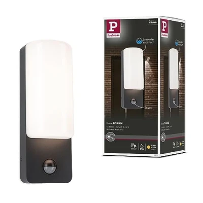 Image de Paulmann Bonnie Applique Murale d&#039;Extérieur avec Sensor 3000K SWR Antracit