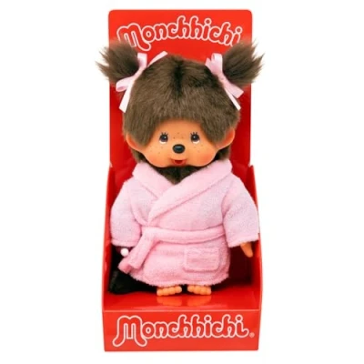 Afbeelding van Sekiguchi Monchhichi 203802 origineel pluche dier, bruin, ca. 20 cm