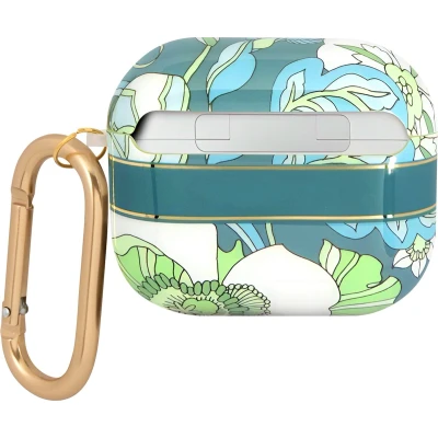 Afbeelding van GUESS, Hoesje voor Airpods 3 Bloemen met Ring, Veelkleurig