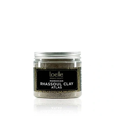 Afbeelding van Loelle Rhassoul kleipoeder Ghassoul zeep voor gezichtsmasker reinigend Marokkaanse klei vet haar natuurlijke cosmetica geproduceerd in Marokko huidverzorging (220 g)
