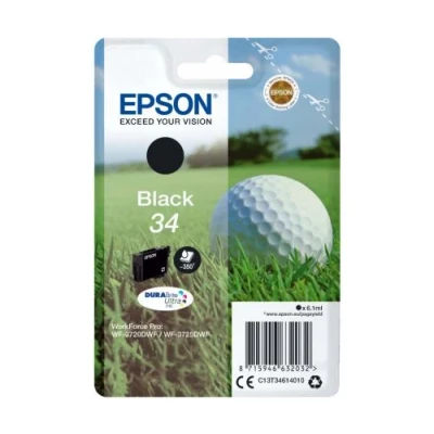 Afbeelding van Epson 34 Zwart (c13t34614020)