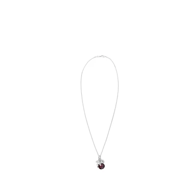 Afbeelding van Elli Engel Ketting, Dames, Maat: 45, Dark red