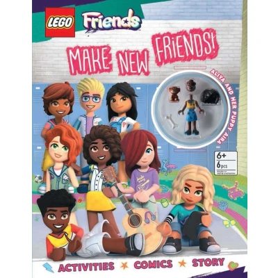 Afbeelding van Activity Book with Minifigure Lego Friends: Make New Friends