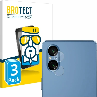 Afbeelding van BROTECT Screenprotector voor Sony Xperia 5 V (ALLEEN Camera Lens) Folie Beschermfolie Beschermglas transparant (3 Stuks)