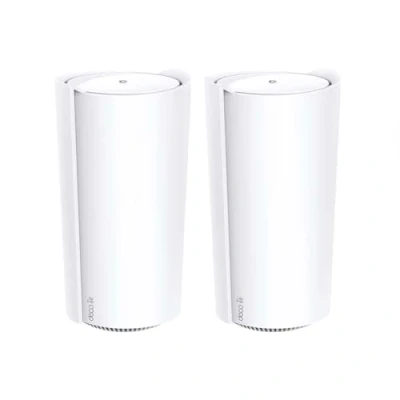 Image de TP Link Deco XE200 V1 Système Wi Fi (2 routeurs) jusqu&#039;à 6500 pieds carrés maillage 10 GigE 6E 6 Multi Bande