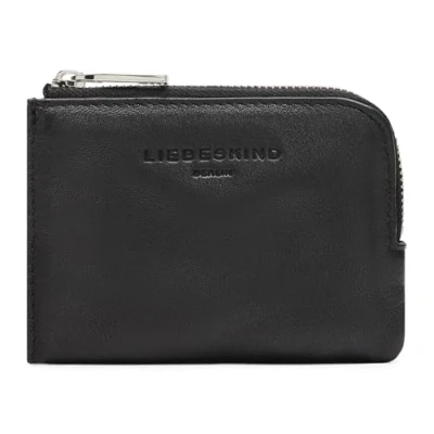 Afbeelding van LIEBESKIND BERLIN Kaarthoes Hera Sheep Natural Lena Purse Black Zwart