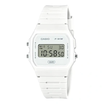 Afbeelding van Casio Collection F 91WB 7AEF Horloge Kunststof Wit Ø 36 mm