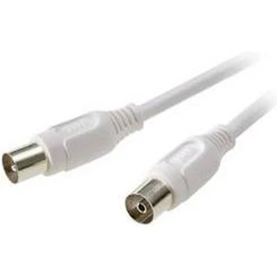 Afbeelding van SpeaKa Professional Antenne Aansluitkabel [1x Antennestekker 75 Ω 1x Antennebus Ω] 2.50 m 90 dB Wit