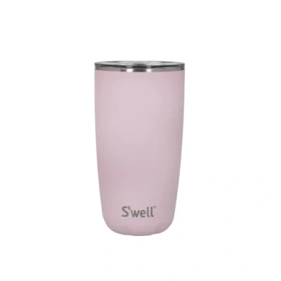 Afbeelding van S&#039;well Tumbler met deksel, 530 ml, Pink Topaz, BPA/BPS vrije vacuümreisbeker drievoudige isolatie en schuifdeksel, voor warme koude dranken, thuis of op het werk tot 12 uur koud/4 heet