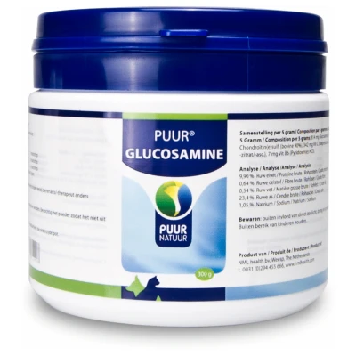 Afbeelding van Puur Natuur Glucosamine Voor De Hond En Kat 300 GR (330304)