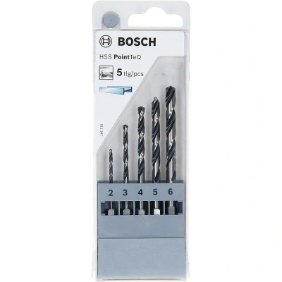 Afbeelding van Bosch Accessories 2607002824 PointTeQ Spiraalboorset 5 delig