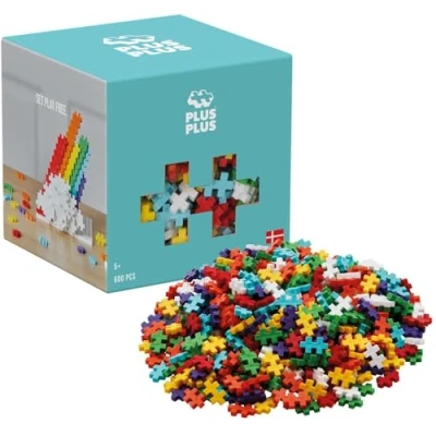 Image de Jeu de construction Plus Recharge Arc en ciel 600 pièces