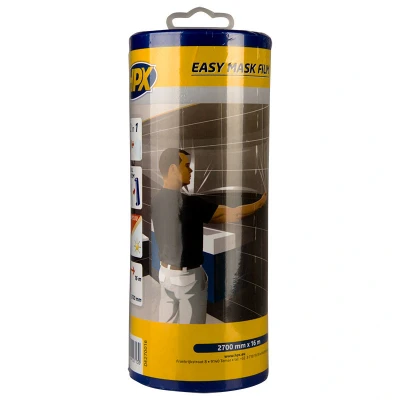 Afbeelding van HPX Easy Mask Film + Dispenser 2700MM x 16MTR Schildersbenodigdheden