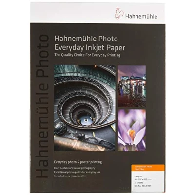 Afbeelding van Hahnemühle Photo Matt Fibre A 3 warm Wit 200 g 25 vellen (200 g/m², A3, 25 x), Fotopapier,