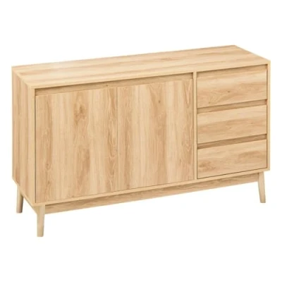 Afbeelding van 5five Abana Ladekast Dressoir Buffetkast 39x120x76 cm Bruin