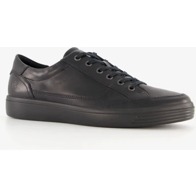 Afbeelding van ECCO Classic leren heren veterschoenen zwart Maat 46 Uitneembare zool