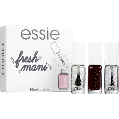 Afbeelding van Essie Fresh Mani Nagellak Geschenkset Base Coat, Rode en Top Coat 3 x 5 ml