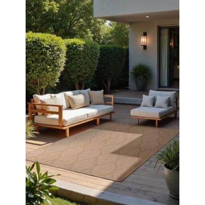 Afbeelding van Dubbelzijdig Buitenkleed Liora Beige NORTHRUGS 80 x 250 cm Ga naar Dekbed Discounter.nl &amp; Profiteer Nu