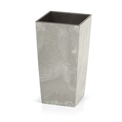 Afbeelding van Prosperplast Urbi Square beton DURS125B 422U bloempot kleur en patroon imiteren