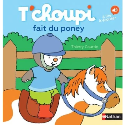Image de T&#039;choupi fait du poney