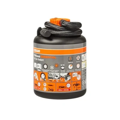 Afbeelding van OSRAM TYREseal ESSENTIAL Vervangingsfles voor originele bandenafdichting, vervaardigd volgens OE specificaties, repareert lekke banden tot 6 mm