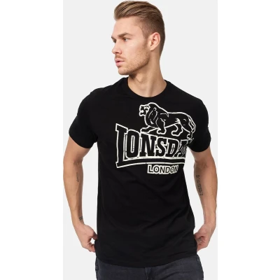 Afbeelding van Lonsdale London Langsett Heren T shirt zwart L