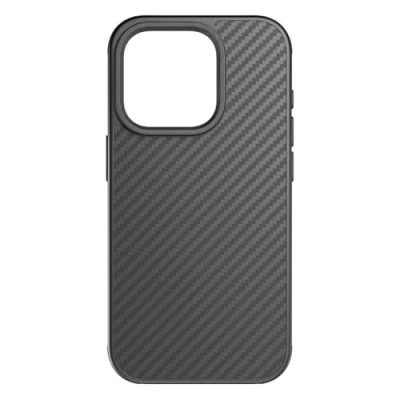 Afbeelding van Black Rock Robust Carbon Cover Apple iPhone 15 Pro Zwart Stootbestendig