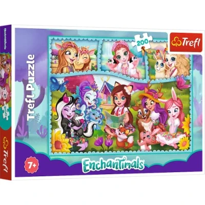 Afbeelding van Trefl, Puzzel, De ongelooflijke wereld van Enchantimals, 200 stukjes, voor kinderen vanaf 7 jaar